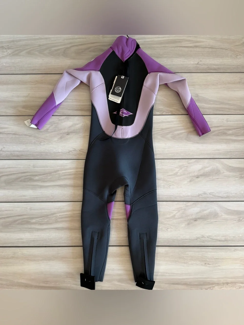 Rip Curl Kids Omega 3/2 Back Zip Purple Various Sizes NWT